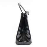 thumbnail Medium Diorissimo In Black Patent Leather Handbag PHW With Strap - L'UXE LINK