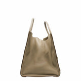 thumbnail Luggage Bag Medium Smooth Leather   grey - L'UXE LINK