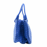 thumbnail Top Handle Bag blue electric Antique Brass Hardware - L'UXE LINK