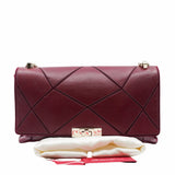thumbnail Flap Bag MM Wine Red - L'UXE LINK