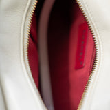 thumbnail Small Gabrielle In White Calfskin Hobo Bag Multicolor Hardware Seri 25 - L'UXE LINK