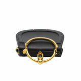 thumbnail Nile Crossbody Bag Small Leather Black GHW - L'UXE LINK