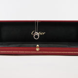 thumbnail necklace 18k white gold diamond - L'UXE LINK