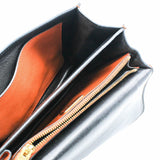 thumbnail side bag leather orange - L'UXE LINK