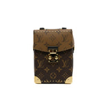 thumbnail Camera Box Monogram Reverse Canvas Handbag GHW With Strap - L'UXE LINK