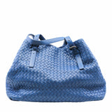thumbnail Cesta Tote Intrecciato Nappa Large Leather Sky Blue - L'UXE LINK