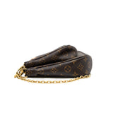 thumbnail Multi Pochette Accessoires with khaki strap in monogram ghw 2022+