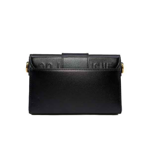 mini 30 Montaigne Bag in box leather black ghw 2019