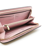 thumbnail Diorissimo Zip Long Wallet In Gold/Pink Leather GHW - L'UXE LINK
