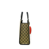 thumbnail Children’s GG Supreme Canvas/Leather With Apple Tote Bag PHW - L'UXE LINK