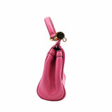 thumbnail Sicily bag in dauphine Small Pink calfskin GHW - L'UXE LINK
