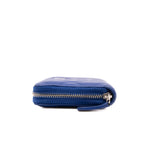 thumbnail zipped wallet in blue lambskin phw seri27