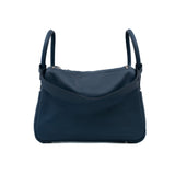 thumbnail Lindy 30 Swift Leather In Deep Blue PHW T Stamp - L'UXE LINK