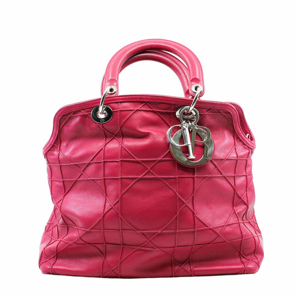 Tote medium leather red shw