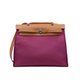 thumbnail herbag 31cm pink phw Q stamp - L'UXE LINK