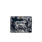 thumbnail 30 Montaigne Dea Pouch in canvas blue ghw - L'UXE LINK