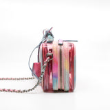 thumbnail Small Filigree PVC And Patent Leather In Pink Vanity Bag PHW Seri 29 - L'UXE LINK
