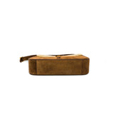 thumbnail le 5 A 7 in brown suede and shearling ghw