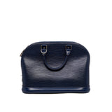 thumbnail Alma Pm Blue Indigo Epi Leather Bag Phw - L'UXE LINK