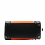 thumbnail micro luggage orange red mix navy beige - L'UXE LINK