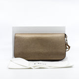 thumbnail Diorissimo Zip Long Wallet In Gold/Pink Leather GHW - L'UXE LINK