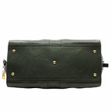 thumbnail Chyc Cabas Tote Medium green Leather Aged Gold - L'UXE LINK