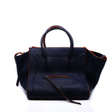 thumbnail luggage mm in navy/red - L'UXE LINK