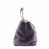 thumbnail Tote Bag Intrecciato Leather Purple - L'UXE LINK