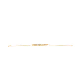 thumbnail 18k diamond pierced Atlas bar bracelet - L'UXE LINK