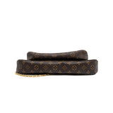 thumbnail Multi Pochette Accessoires with khaki strap in monogram ghw 2022+