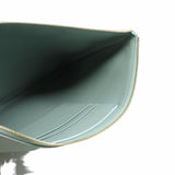 thumbnail zippy  clutch leather blue ghw - L'UXE LINK