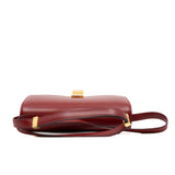 thumbnail medium classic box in gloss leather red ghw - L'UXE LINK