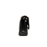 thumbnail Medium Classic Chevron In Black Lambskin Quilted Double Flap Black GHW Seri 26 - L'UXE LINK