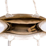 thumbnail White Butterfly Medium Dior Book Tote - L'UXE LINK