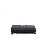 thumbnail card holder with chain leather black phw - L'UXE LINK
