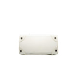 thumbnail Micro Luggage In White Calfskin PHW - L'UXE LINK