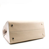 thumbnail Large Diorever In Beige Calfskin Handbag PHW With Strap - L'UXE LINK