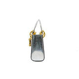 thumbnail lady dior in silver patent with strao GHW