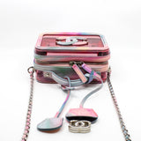 thumbnail Small Filigree PVC And Patent Leather In Pink Vanity Bag PHW Seri 29 - L'UXE LINK