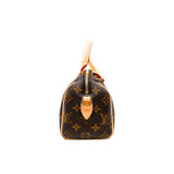 thumbnail new speedy 25 in monogram white fabric strap 2023 - L'UXE LINK