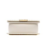 thumbnail Small Leboy with Chain in Caviar White Ghw Seri #UJCP - L'UXE LINK