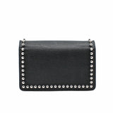 thumbnail Karlito Wallet On Chain Bag Leather With Fur Black PHW