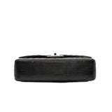 thumbnail Medium Classic Chevron In Black Lambskin Quilted Double Flap Black GHW Seri 26 - L'UXE LINK