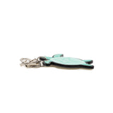 thumbnail Aquatics bag charm and key holder in blue turtle