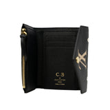 thumbnail Victorine Bicolor Monogram Empreinte Leather Wallet In Black And Beige GHW - L'UXE LINK