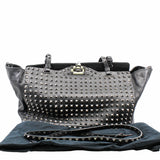 thumbnail Studded Rockstud Tote Black - L'UXE LINK