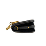 thumbnail Small Nile Black Calfskin Leather Bracelet Bag GHW - L'UXE LINK