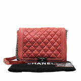 thumbnail leboy medium suede red black hardware seri 18 - L'UXE LINK