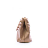 thumbnail saffiano medium in leather beige ghw - L'UXE LINK