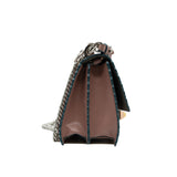 thumbnail Small Kan I Nude Pink Calfskin Scalloped Studded Shoulder Bag - L'UXE LINK